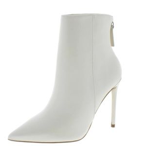 NEW Steve Madden Womens Via Leather Pointed Toe Ankle Boots